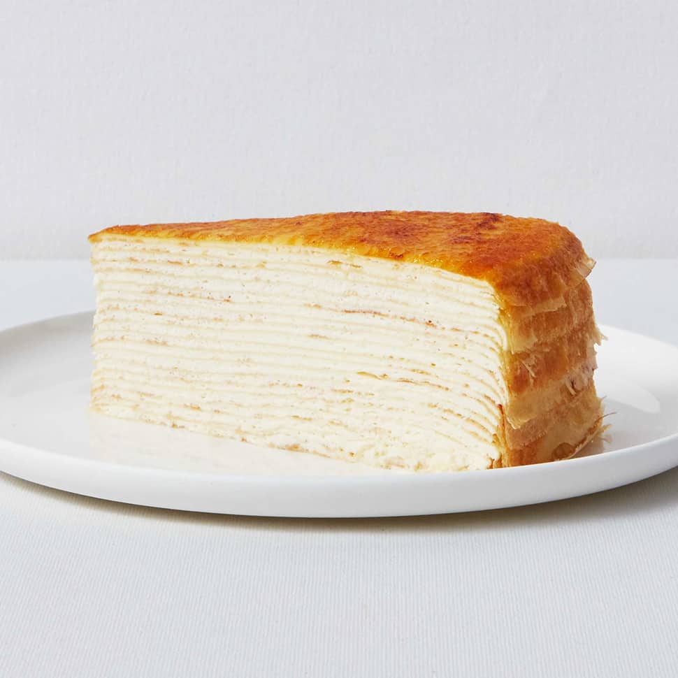 Slice of Mille Crêpe