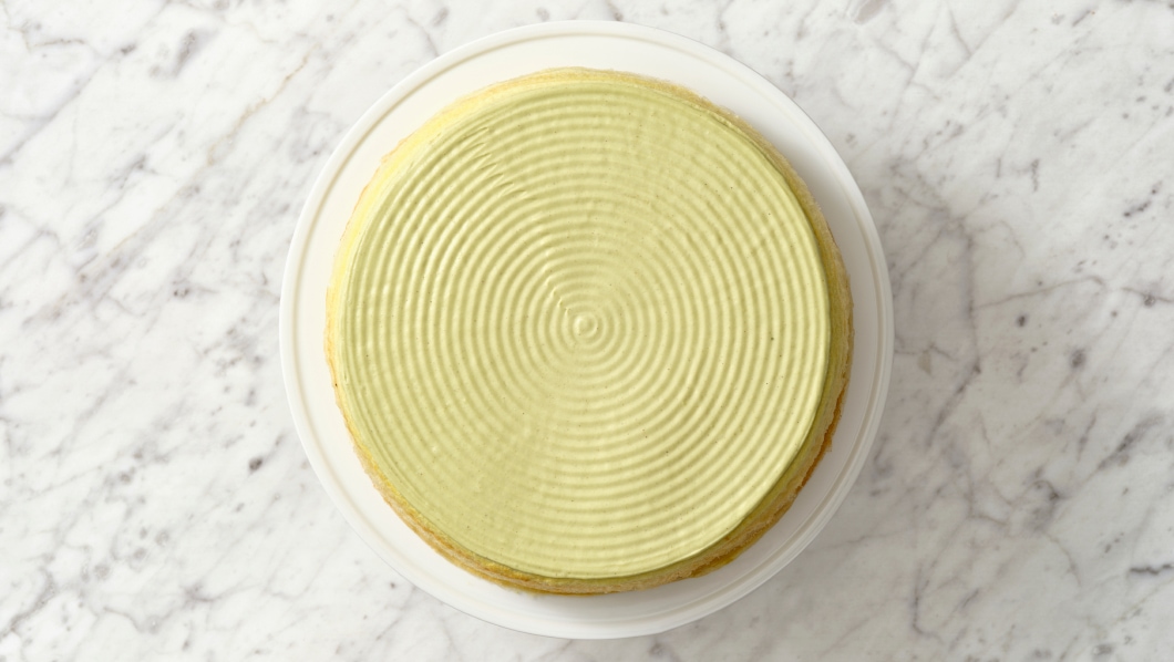 Pistachio Mille Crêpes Step 1