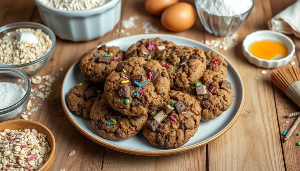 Gluten-free Monster Cookies