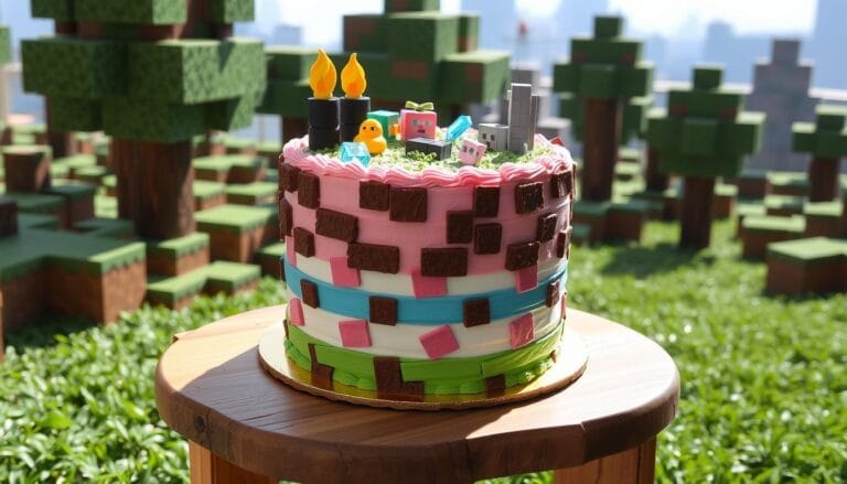 Minecraft cake recipe