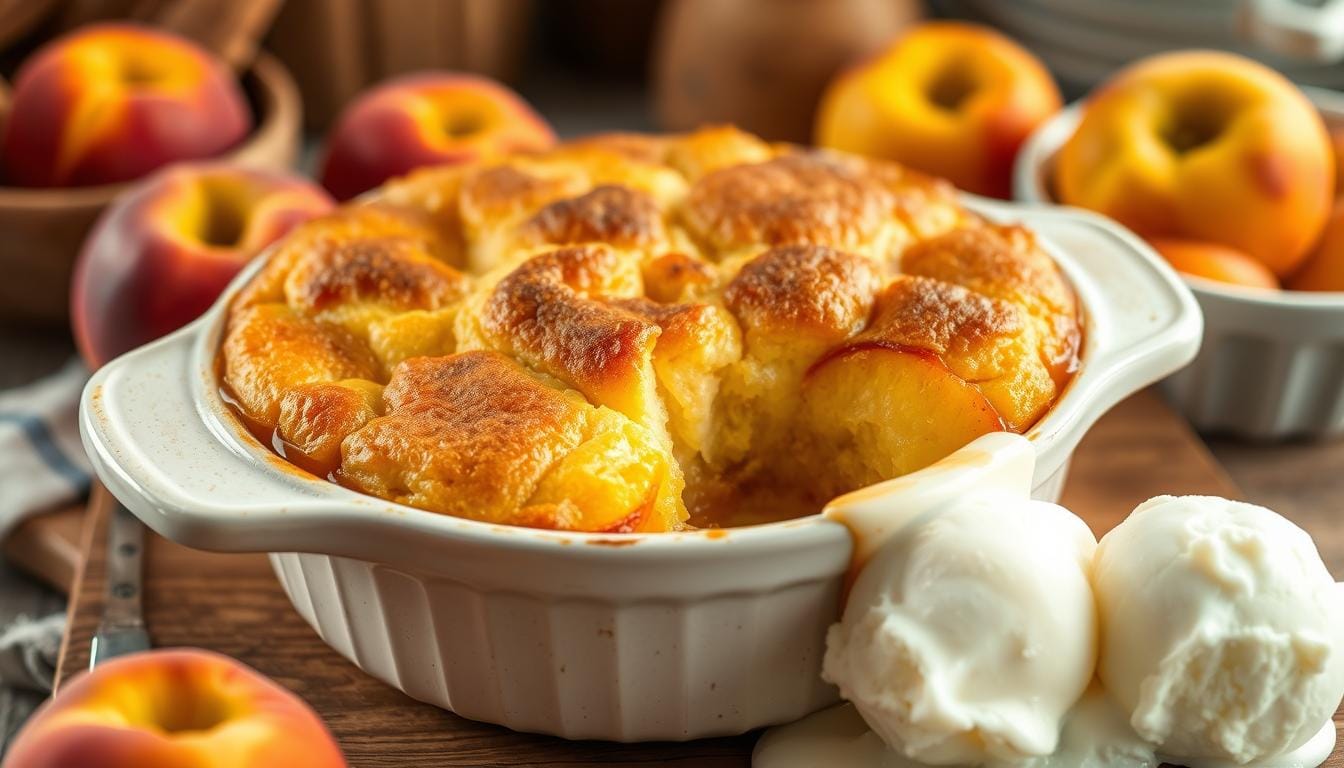 Peach cobbler recipe with cake mix