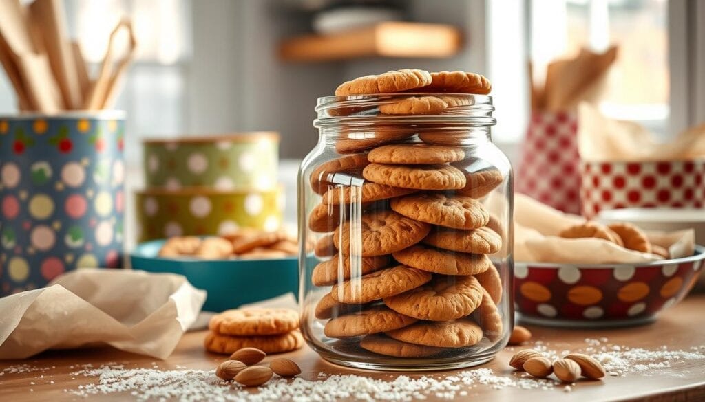 almond cookie storage