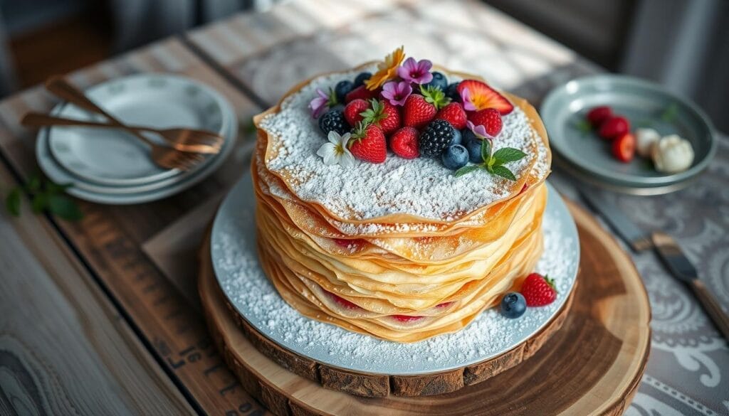 crepe cake decorations