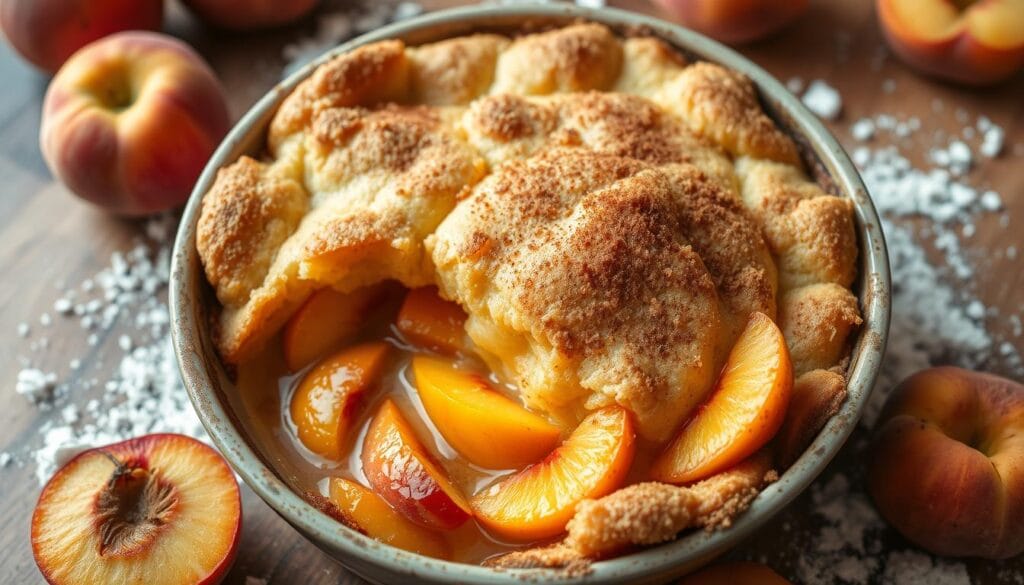 fresh peach cobbler