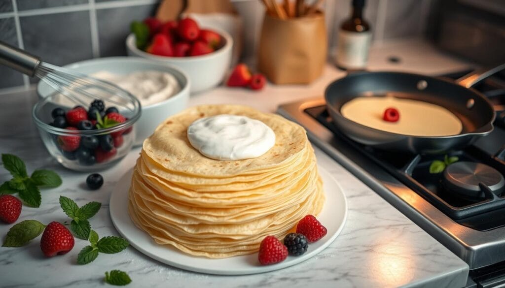 how to make crepe cake