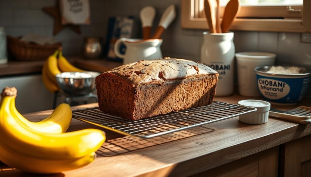 Baking Chobani Banana Bread