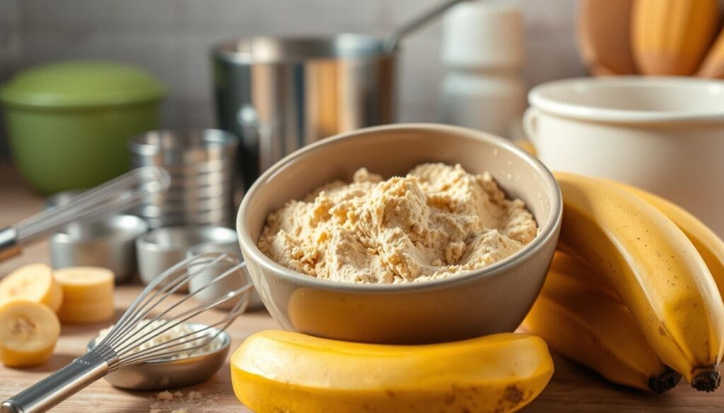 banana cake mix quick bread