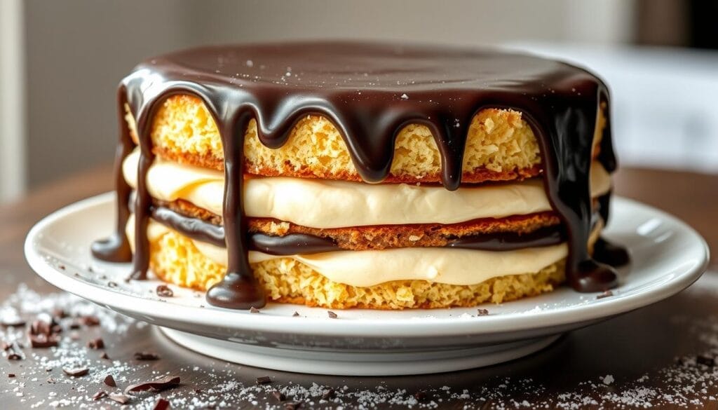 boston cream cake