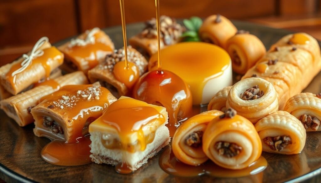 honey syrup desserts