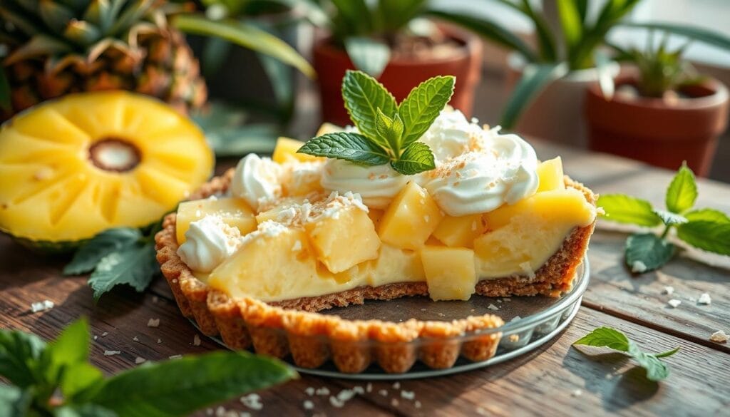 no-bake pineapple pie