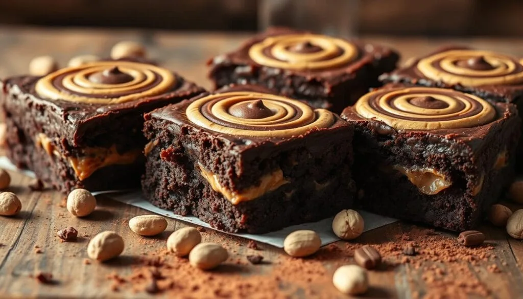 peanut butter swirl brownies