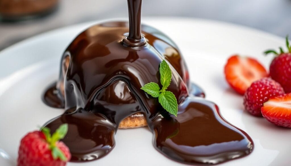 decadent chocolate topping