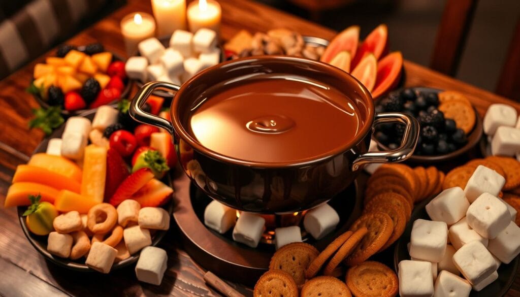 rich chocolate fondue